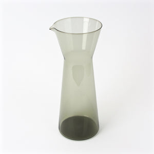 Kaj Franck design decanter in smoked glass main view