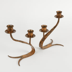 Erhardt Glanders Copper candelabra