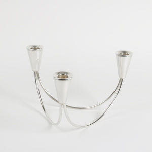 Duchen 3 legged Sterling silver candle holder