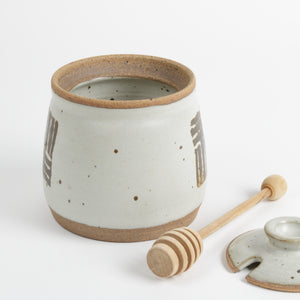 Studio Pottery Honey Jar