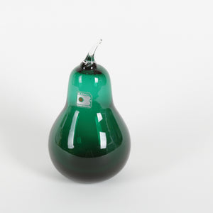 Green glass pear