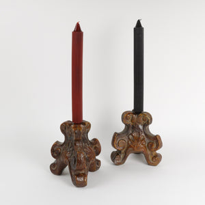 Attila's 3 legged candle holders with ROOT candles