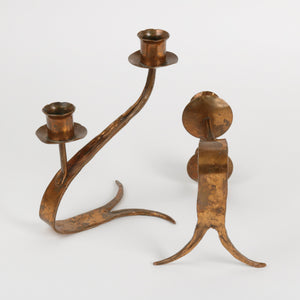 Glanders Copper Candlesticks