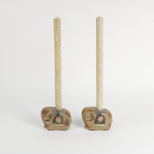 Ceramic Elephant candle holders Made in Japan