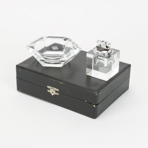 Kendall Cut Crystal Lighter Set Japan