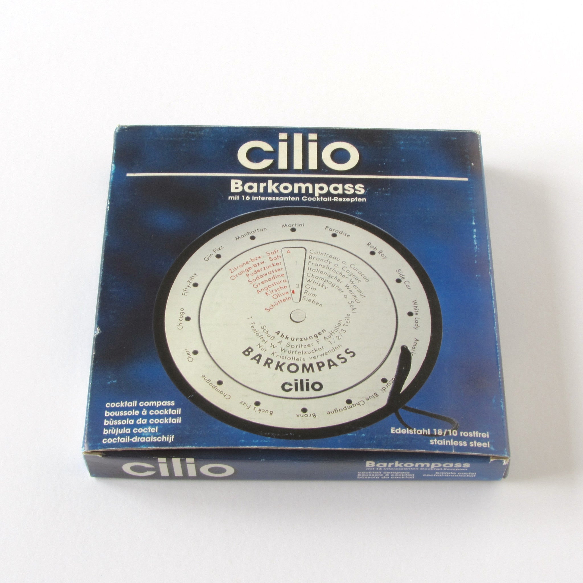 Cilio Stainless Steel Barkompass in box