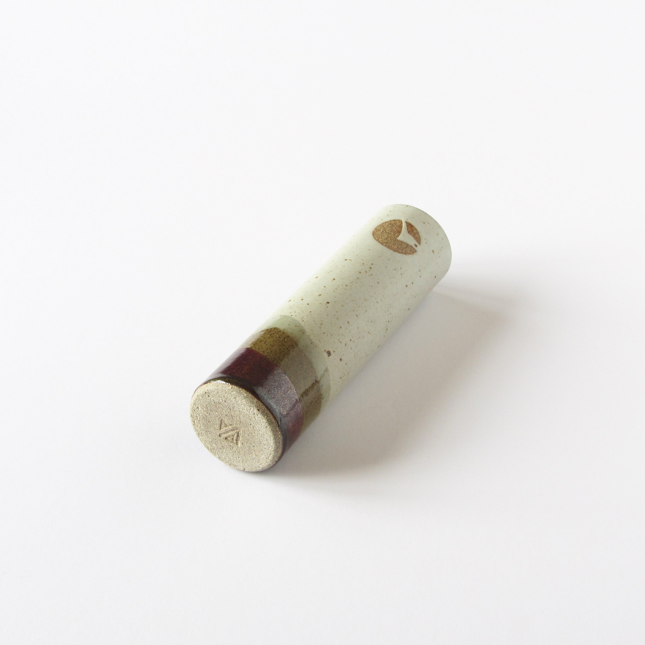 Coastal Art Pottery Vase showing artist signature