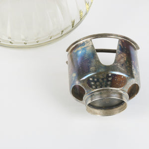 Eisenberg-Lozano Crystal Pitcher strainer ice holder