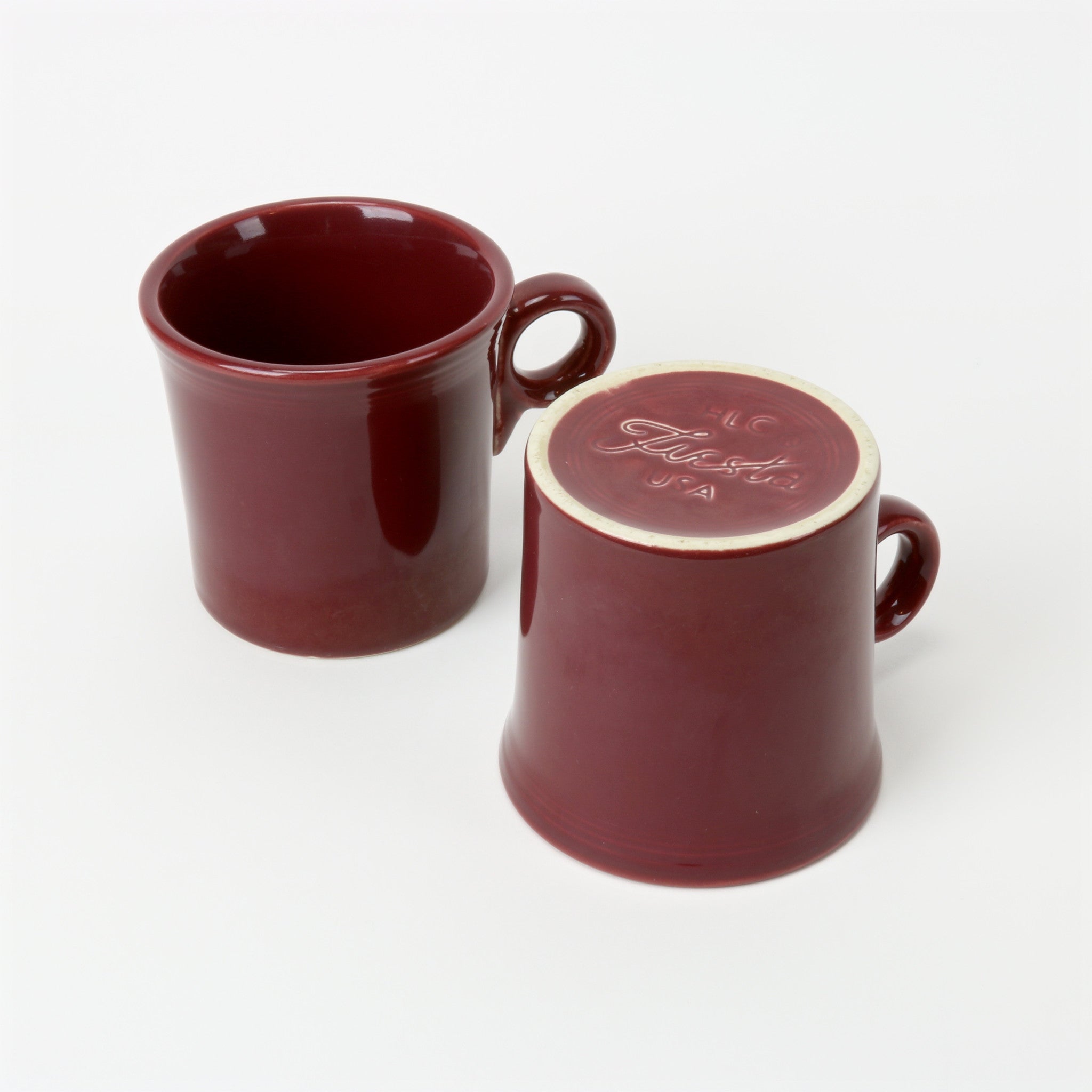 Fiestaware Cinnabar Mugs okeylofi