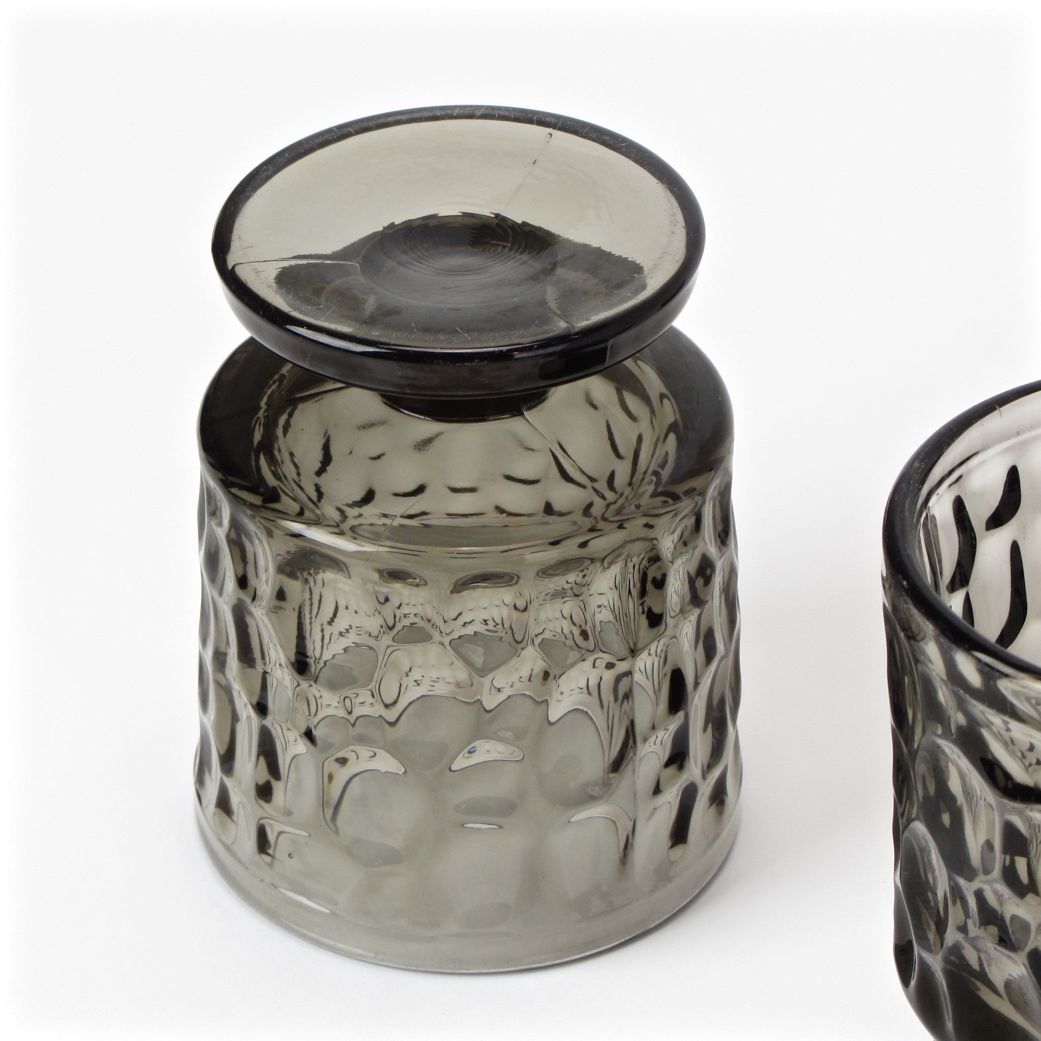 Fostoria Pebble Beach Crystal detail of base