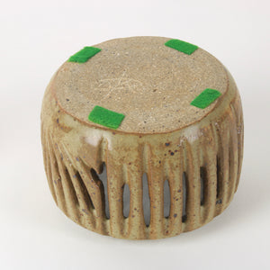 Sculpted Ceramic Votive Holder