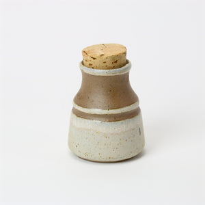 Small Japanese tea and spice container with cork