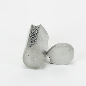 Brutalist Pewter Tin