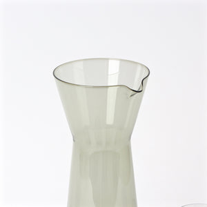 Kaj Franck design decanter in smoked glass variant
