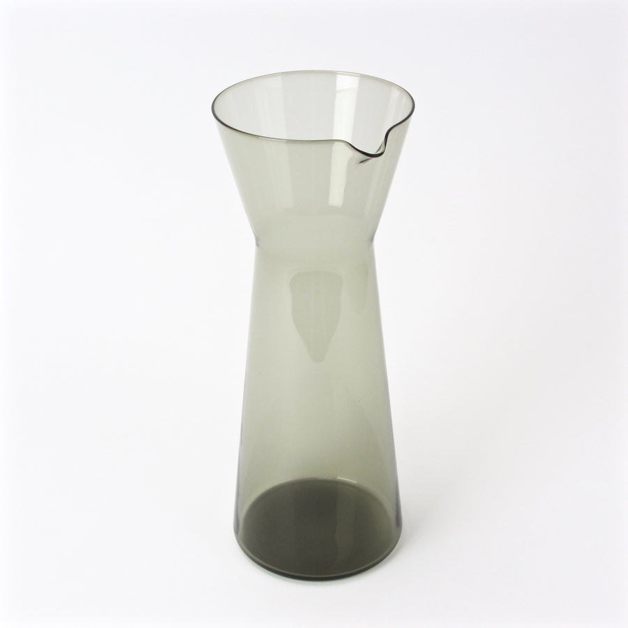 Kaj Franck design decanter in smoked glass main view